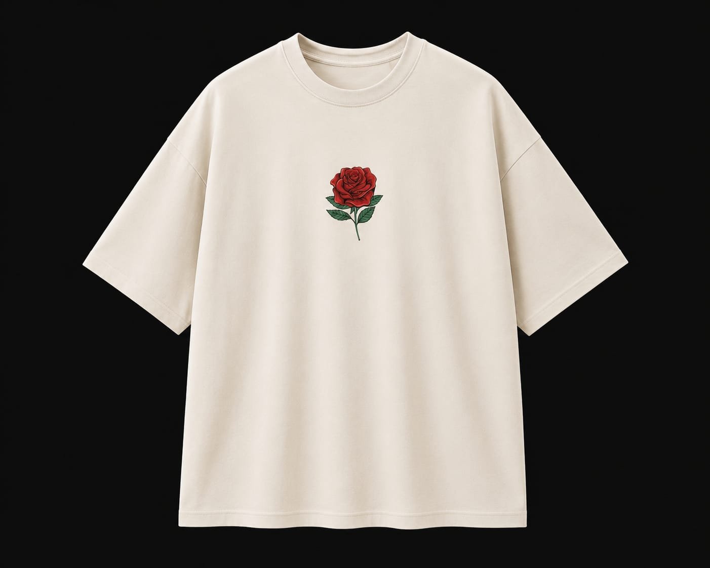 Rose of resolve oversized T-shirt